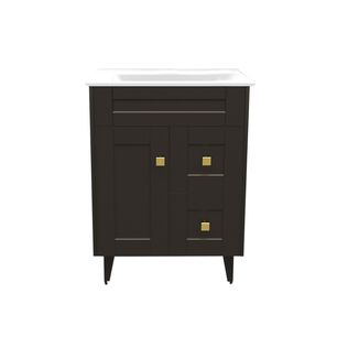 Kit Mueble Vanitorio Domsa Deluxe N60sk-caf&eacute; P 60x47x80cm