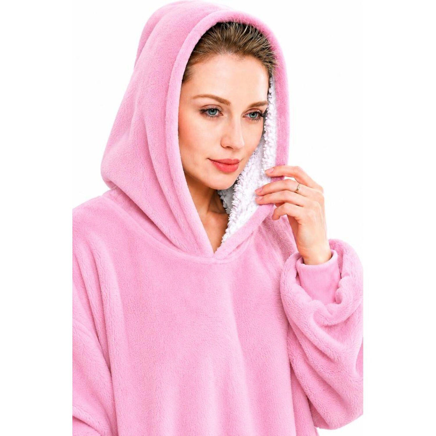 Poleron Felpa Capucha Manta Polar Invierno Unisex Talla Unic image number 67.0