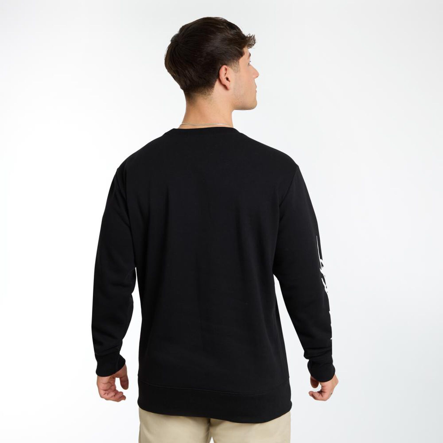 Poler&oacute;n Estampado Slim Fit Cuello Redondo Hombre Skuad image number 3.0