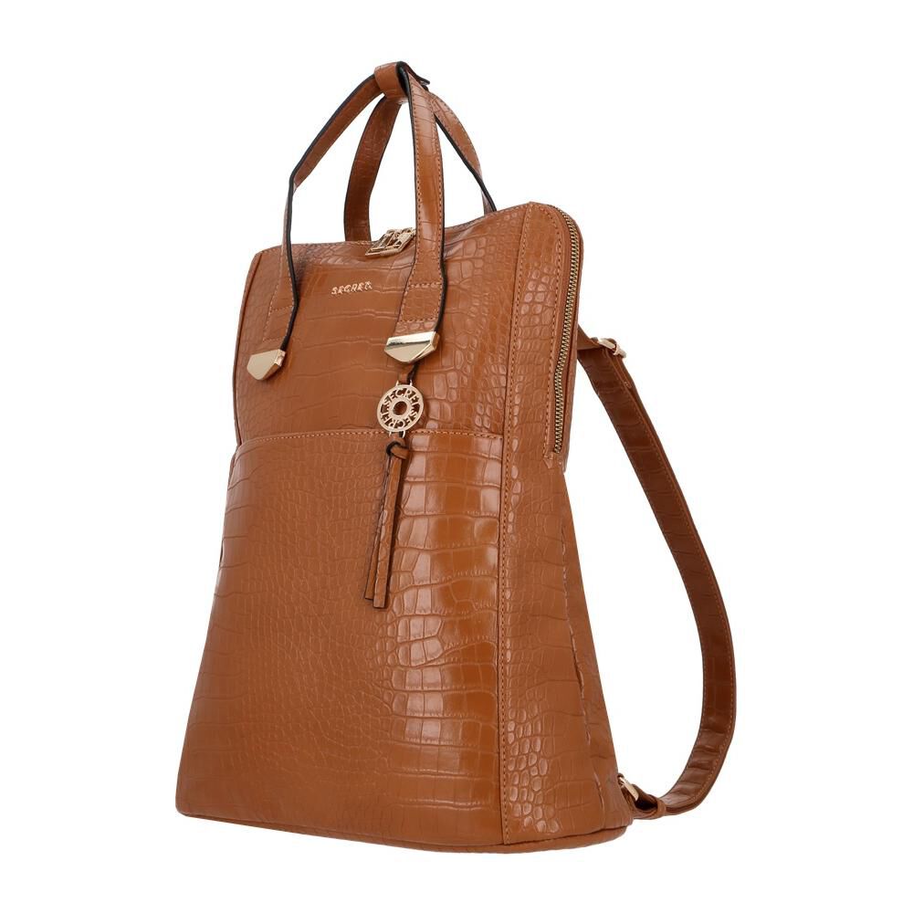 Mochila Notebook Secret Bulgaria Sc6 Café 15" image number 1.0