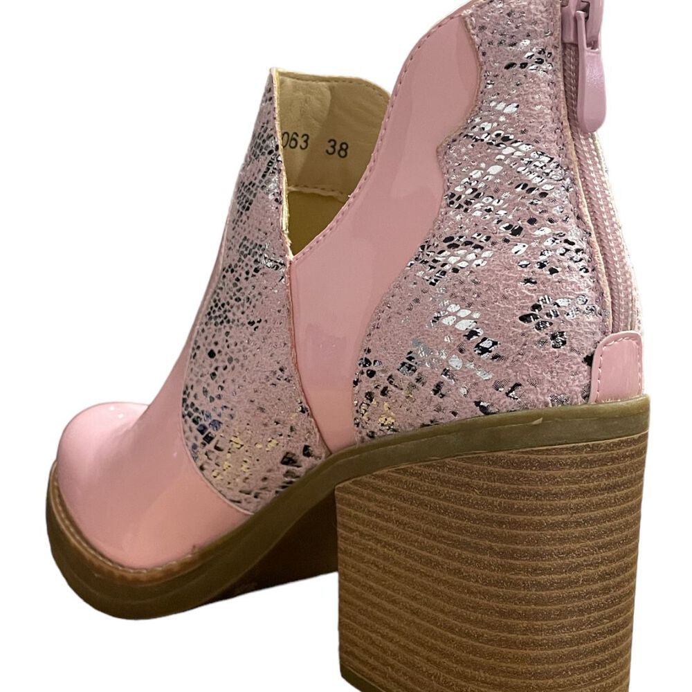 Botin Alto Rosado image number 2.0