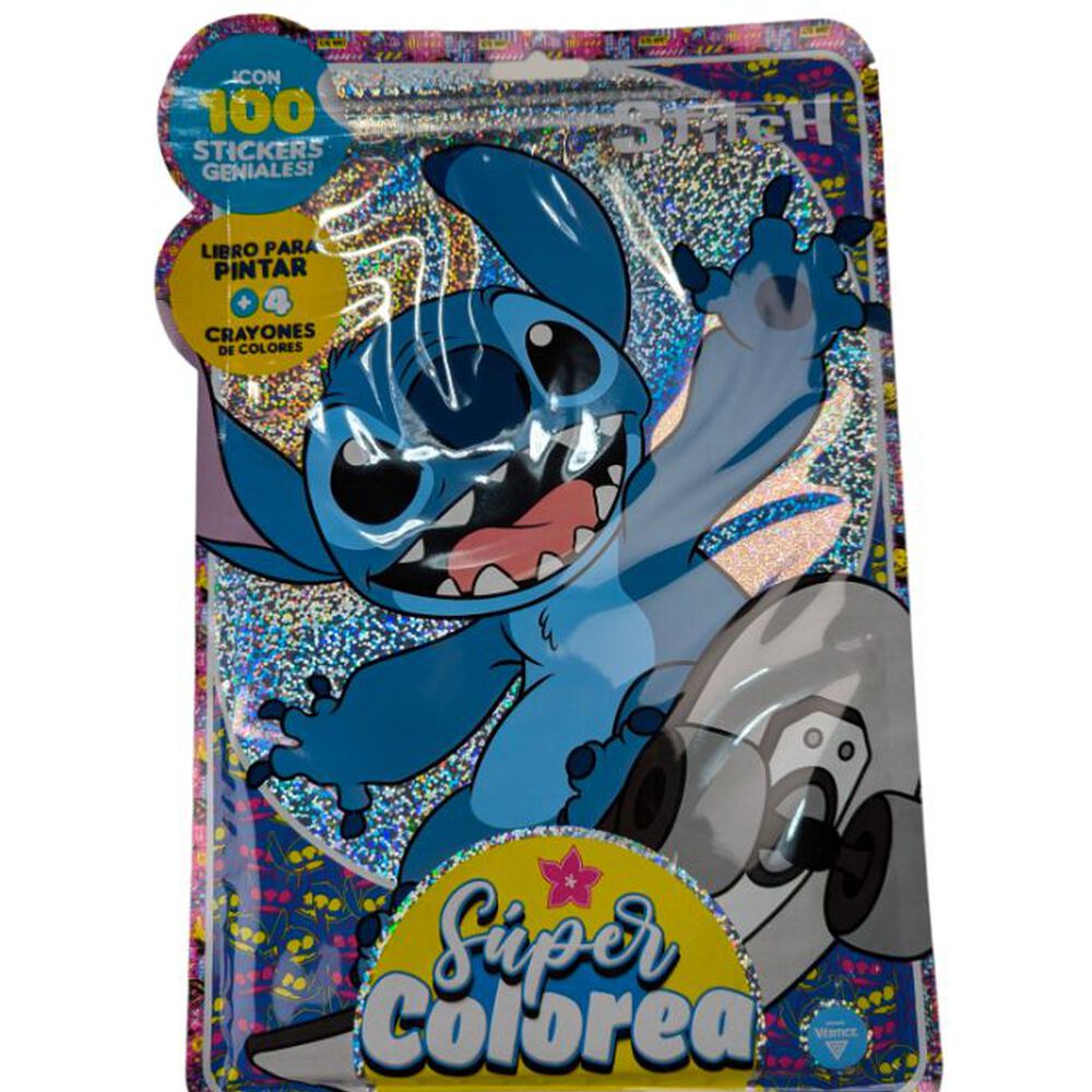 Libro Mega Super Colorea Stitchs Vertice image number 1.0