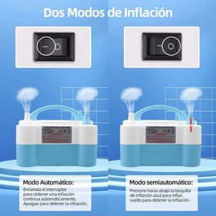 Inflador Globos Electrico Con 2 Inyectores Para Fiestas 600w