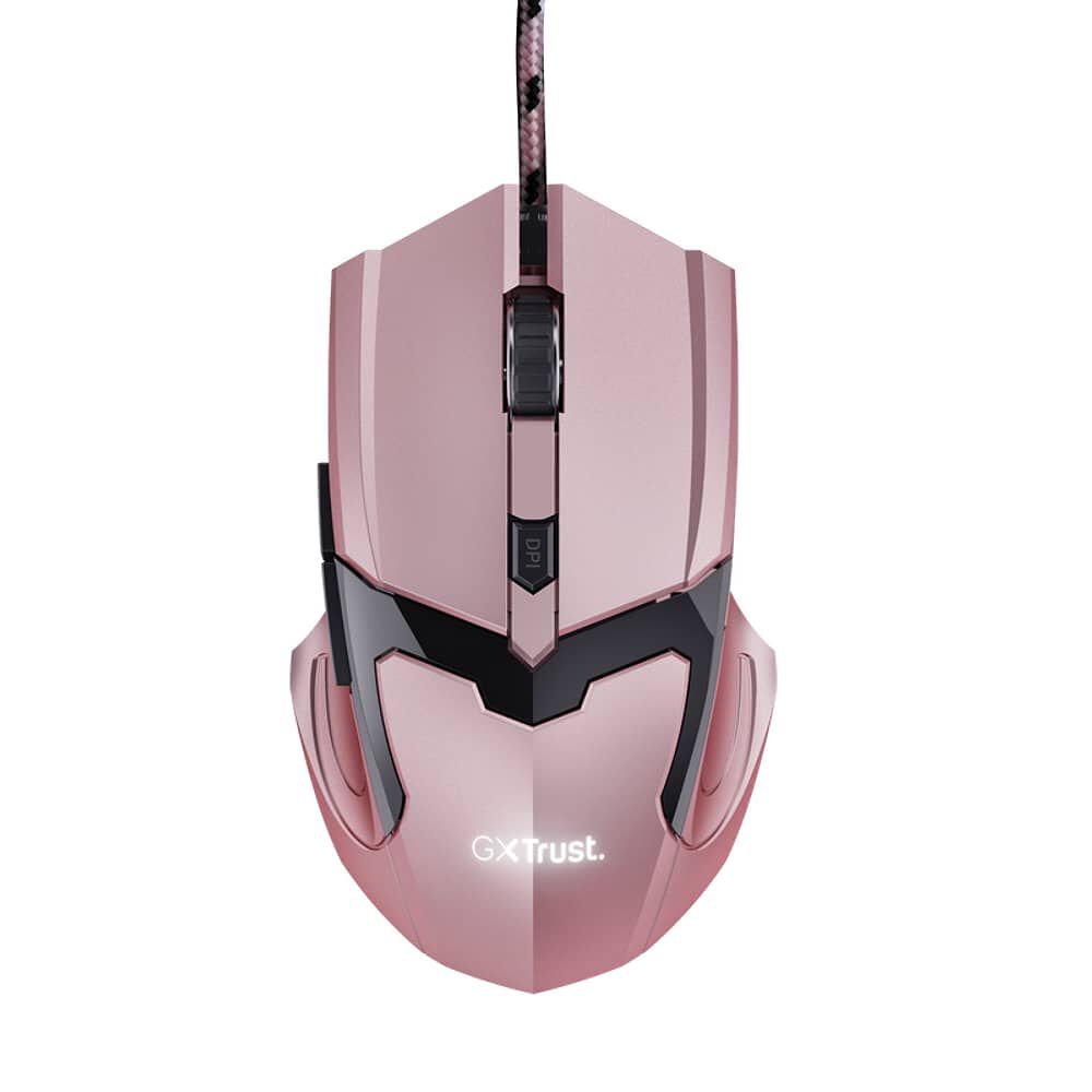 Mouse Gamer Rosado Trust Gxt 101p Retro-iluminado image number 0.0