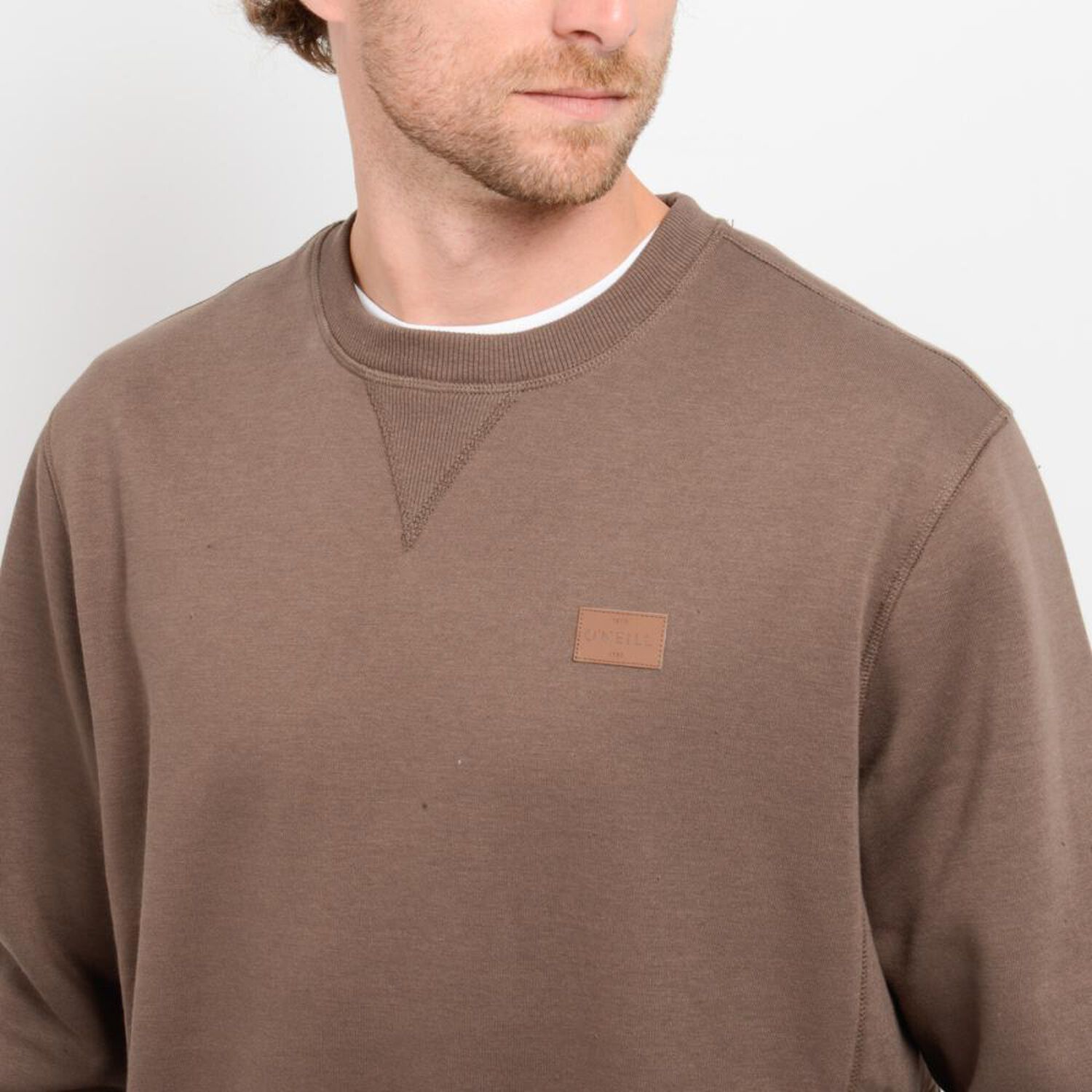 Poler&oacute;n Liso Cuello Redondo Hombre O'neill image number 4.0