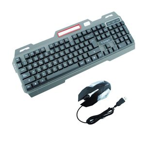 Teclado M&aacute;s Mouse Cable T-wolf Gamer Pro T600 Teclado Numerico Retroiluminado