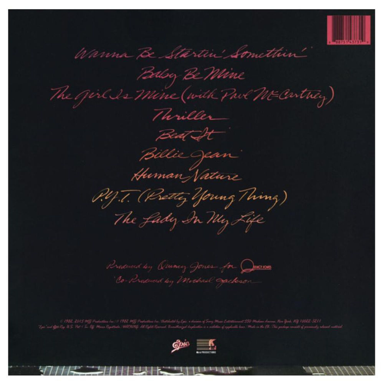 Michael Jackson - Thriller | Vinilo image number 2.0