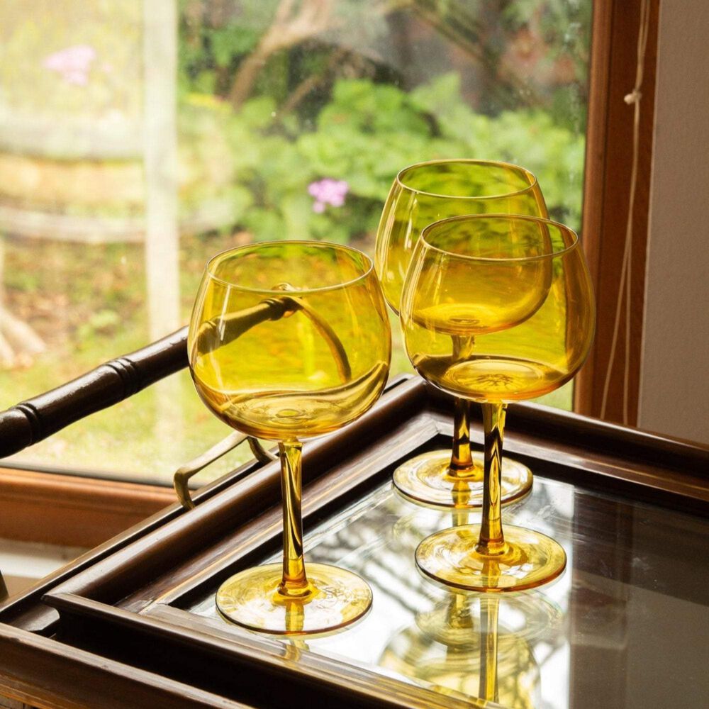 Set 6 Copas Gin/agua Ulm Ambar image number 2.0