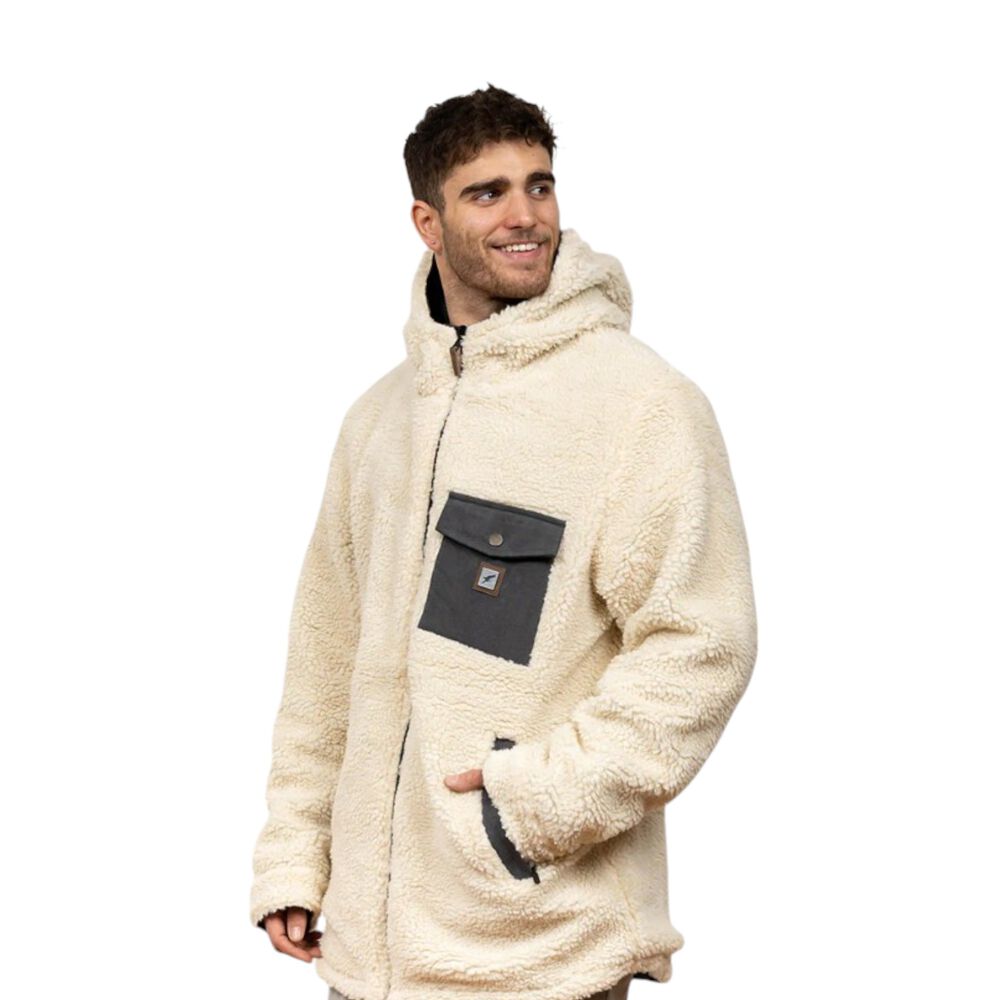Chaqueta Canvas Reversible Woodstone Gris Hombre Falcone image number 3.0