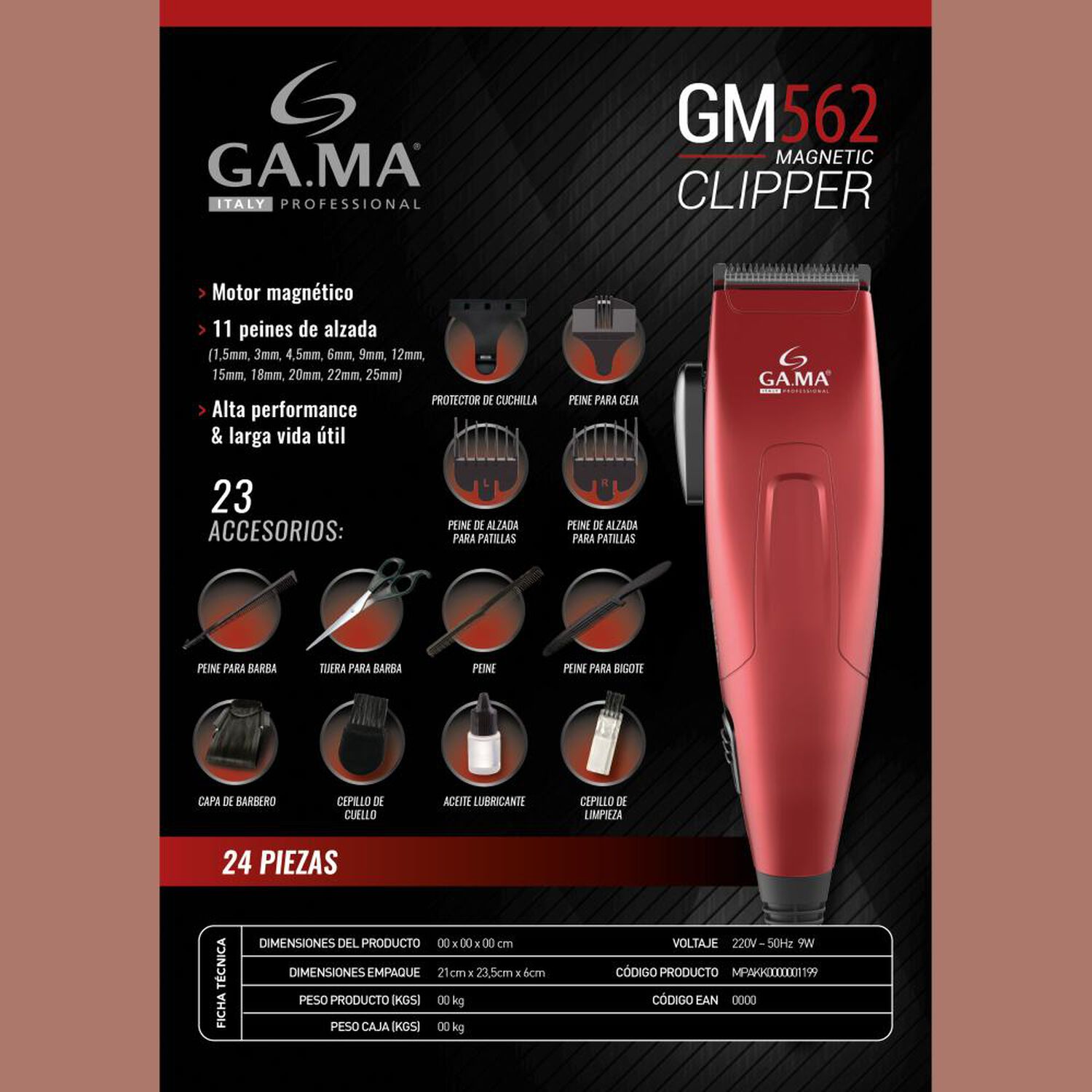 Clipper Gama 24 Pcs image number 7.0
