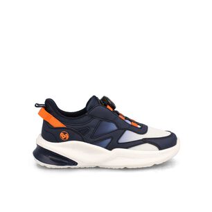 Zapatilla Ni&ntilde;o Bubblegummers Dynamic Azul-naranjo