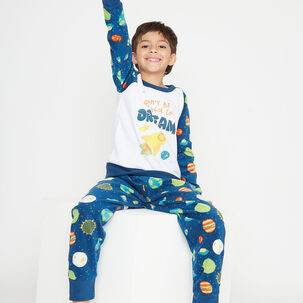 Pijama Polar Niño Azul 64.197m-azu Kayser