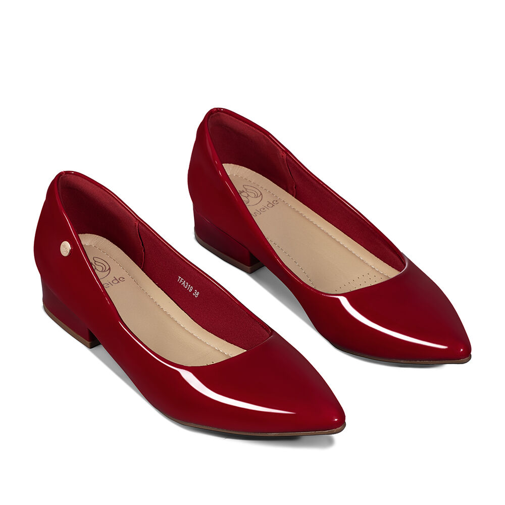 Zapato De Taco Puntiagudo Charol Mujer Weide Tfa319 image number 5.0
