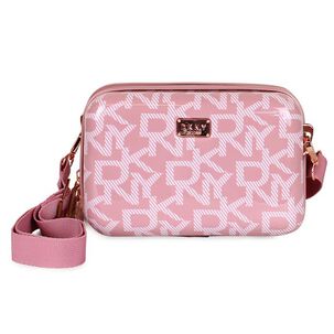 Crossbody Dkny Signature Pink Donna Karan
