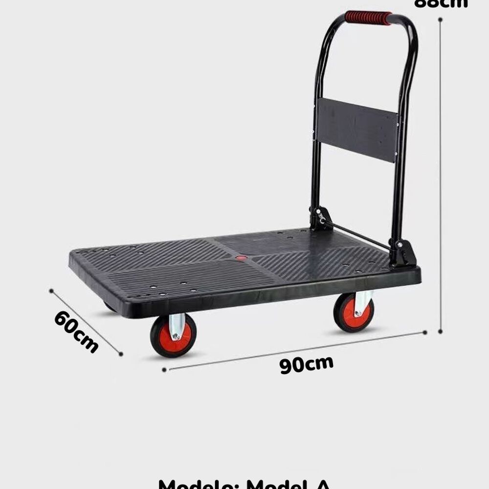 Carro De Carga Plegable 500kg 90x60cm By Lubabycas image number 5.0