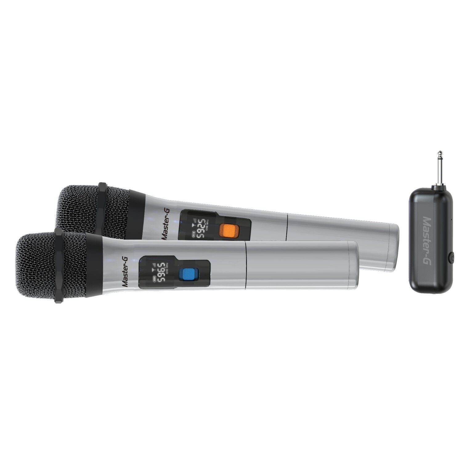 Par De Micr&oacute;fonos Inal&aacute;mbricos Con Receptor Uhf Master-g image number 1.0