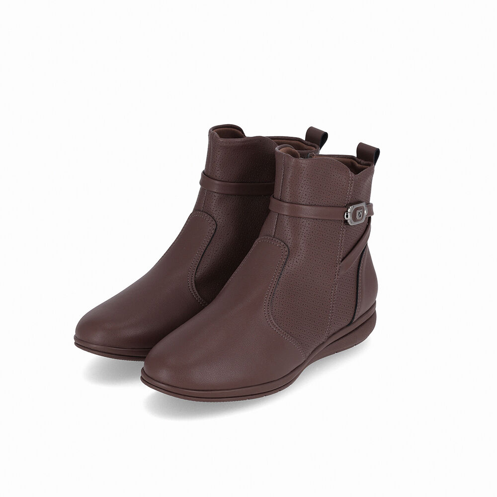 Botin Mujer Café Sandy Piccadilly image number 1.0