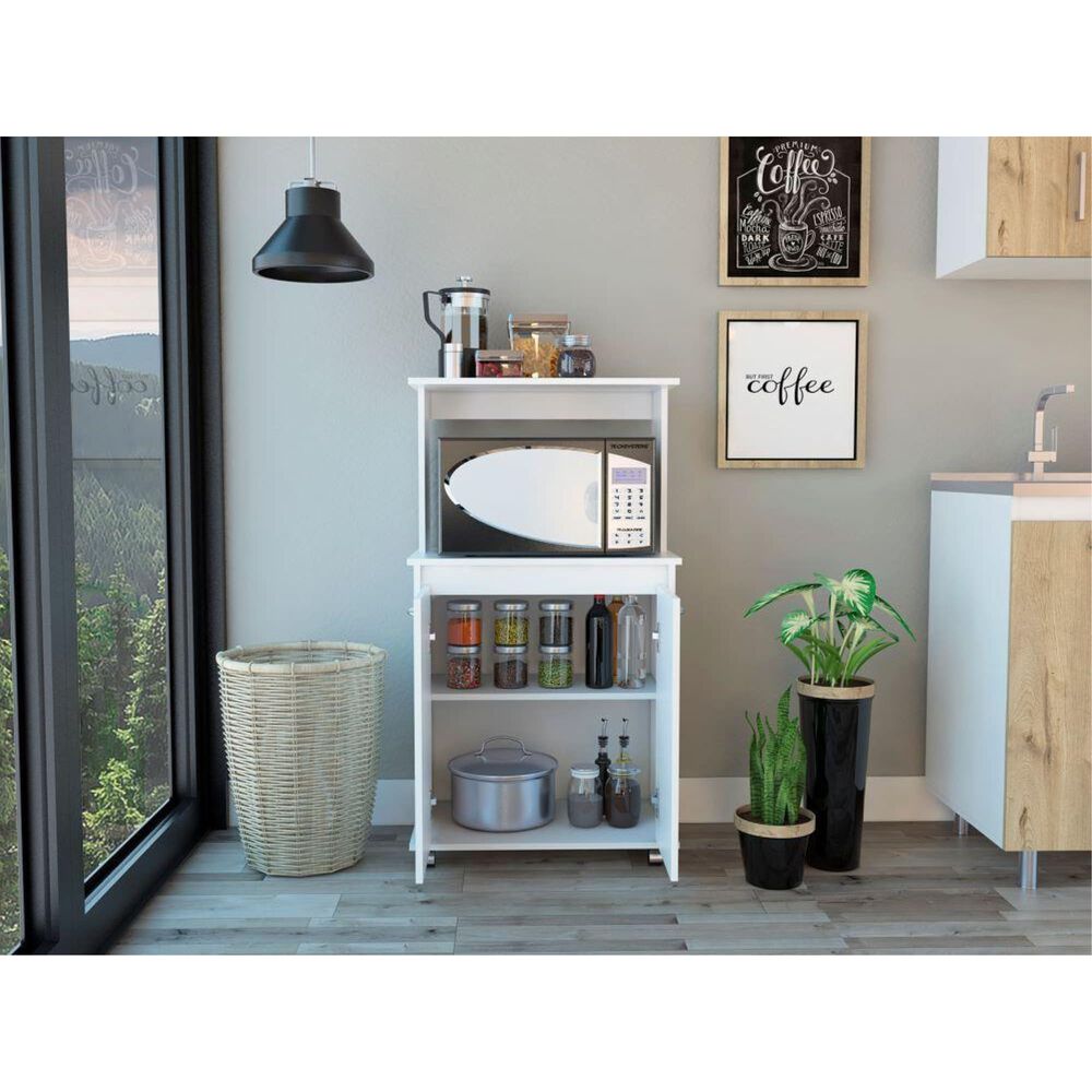 Mueble Microondas 2 Puertas Fm-010b Blanco image number 7.0