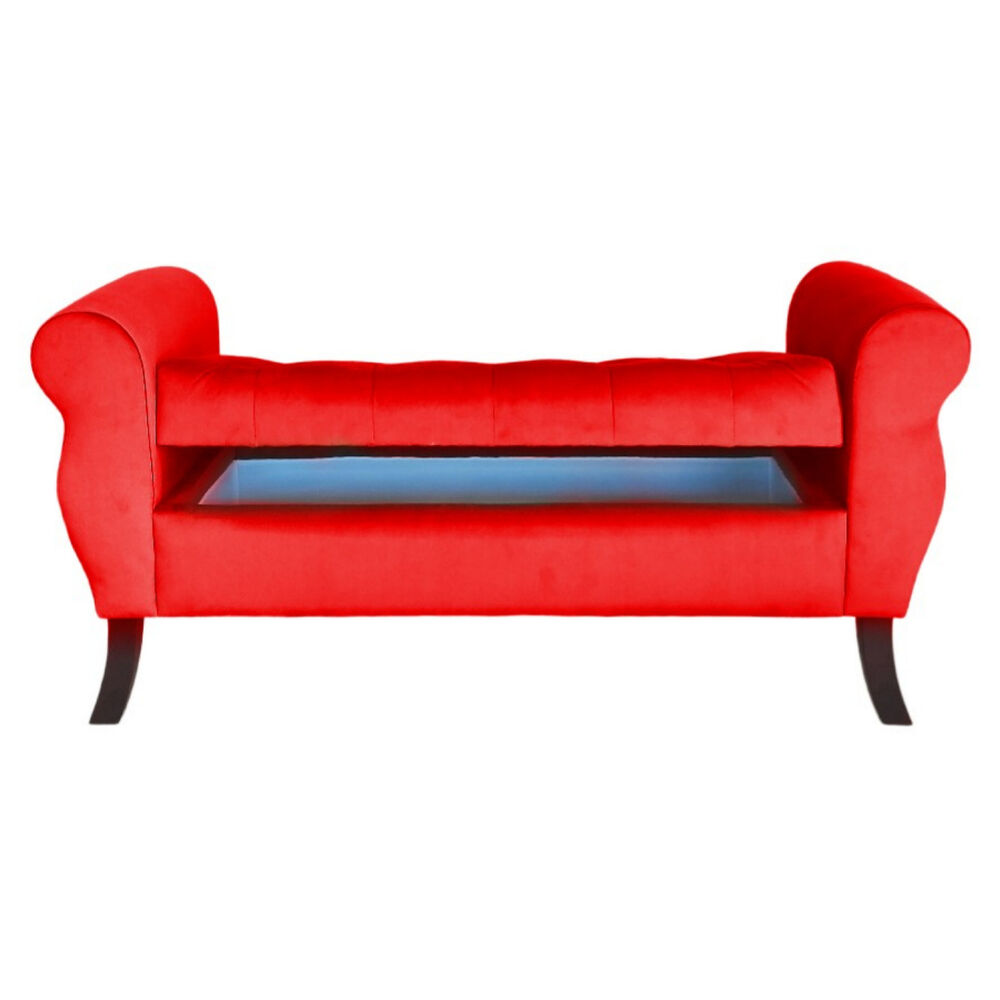 Banqueta Baul Diva Color Rojo image number 1.0