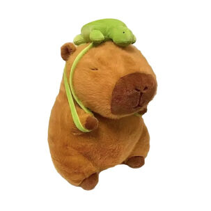 Capibara Mochila Tortuga Peluche Llavero