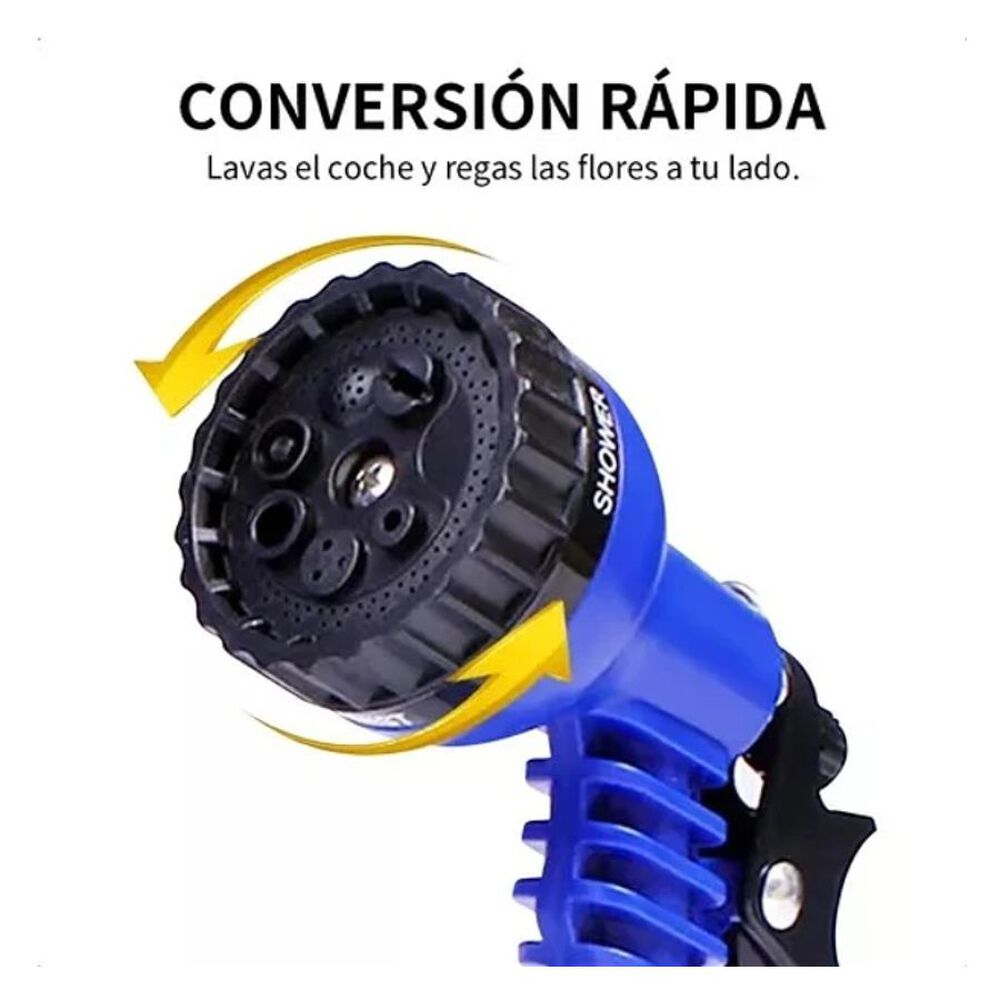 Manguera Expandible 15 Metros Con Aspersor De Riego image number 3.0