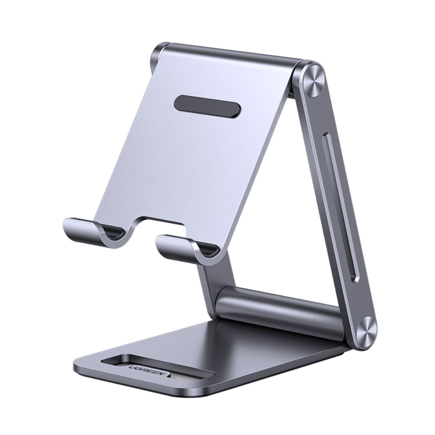 Base De Escritorio Para Celular Doble Inclinacion Ajustable Aluminio Silver Ugreen Lp263 image number 0.0