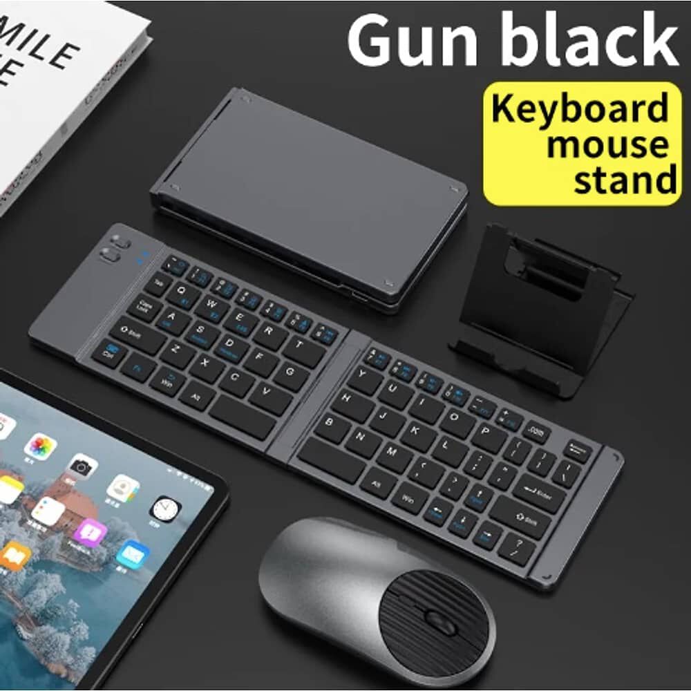 Teclado Y Mouse Inal&aacute;mbrico Plegable, 2.4 Ghz Mini Teclado image number 5.0