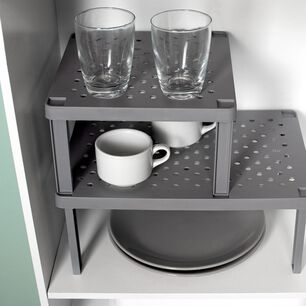 Organizador De Estante Rectangular Level Blanco