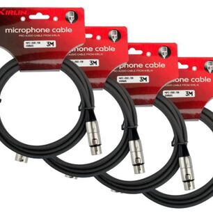 Pack4cable Microfono Serie C Xlr 3m Kirlin Mpc4-280-3