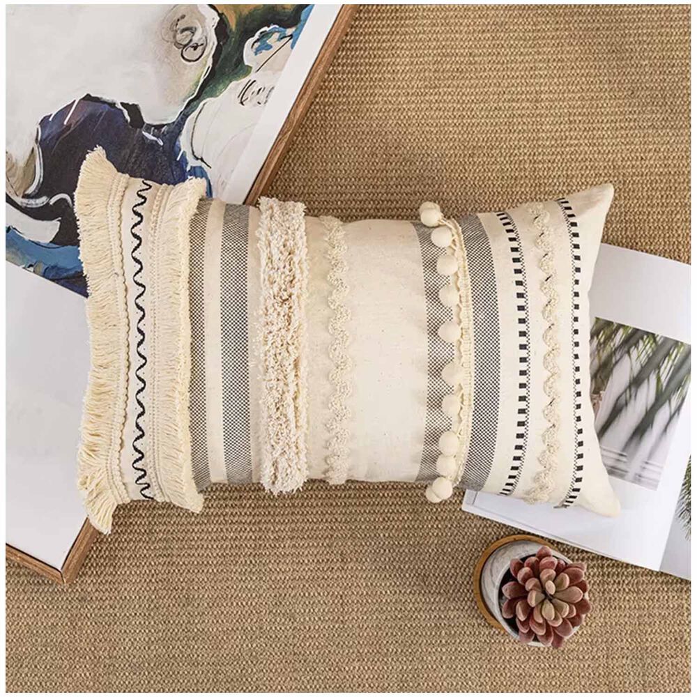 Pack De Fundas De Cojin Decorativa Diseño Boho 30x50 Cm Md09 image number 0.0