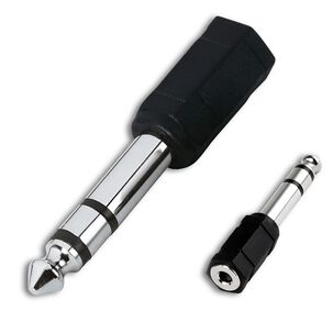 Adaptador De Audio 6.3mm Macho A 3.5mm Hembra Hifi Cav08