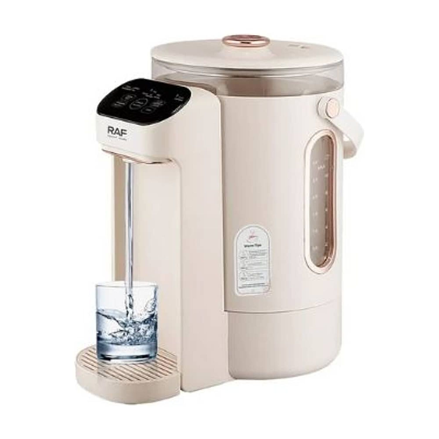 Hervidor De Agua Termo El&eacute;ctrico 3l Litros Raf 800w Rosa image number 0.0