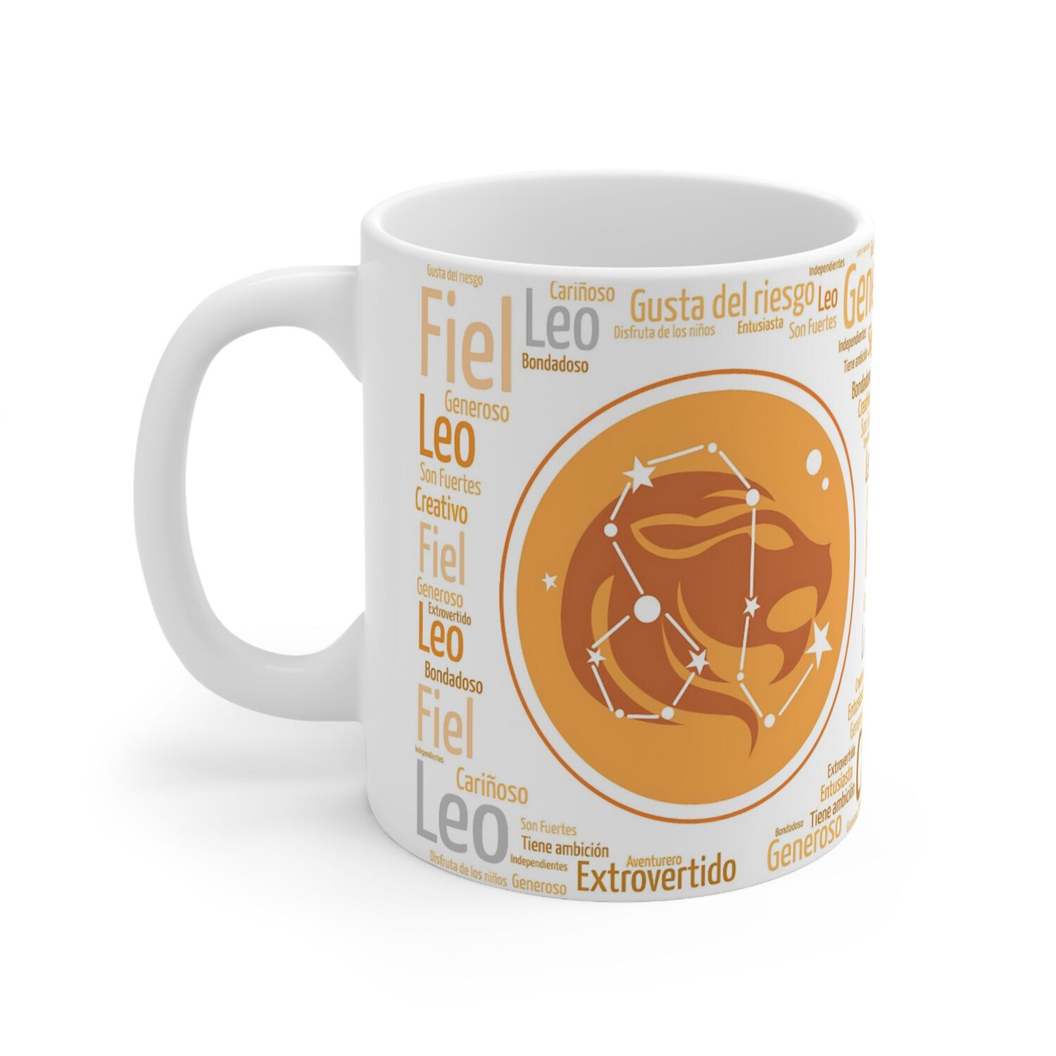 Taza Signo Zodiacal Leo - Cer&aacute;mica Hor&oacute;scopo Astrolog&iacute;a Regalo image number 0.0