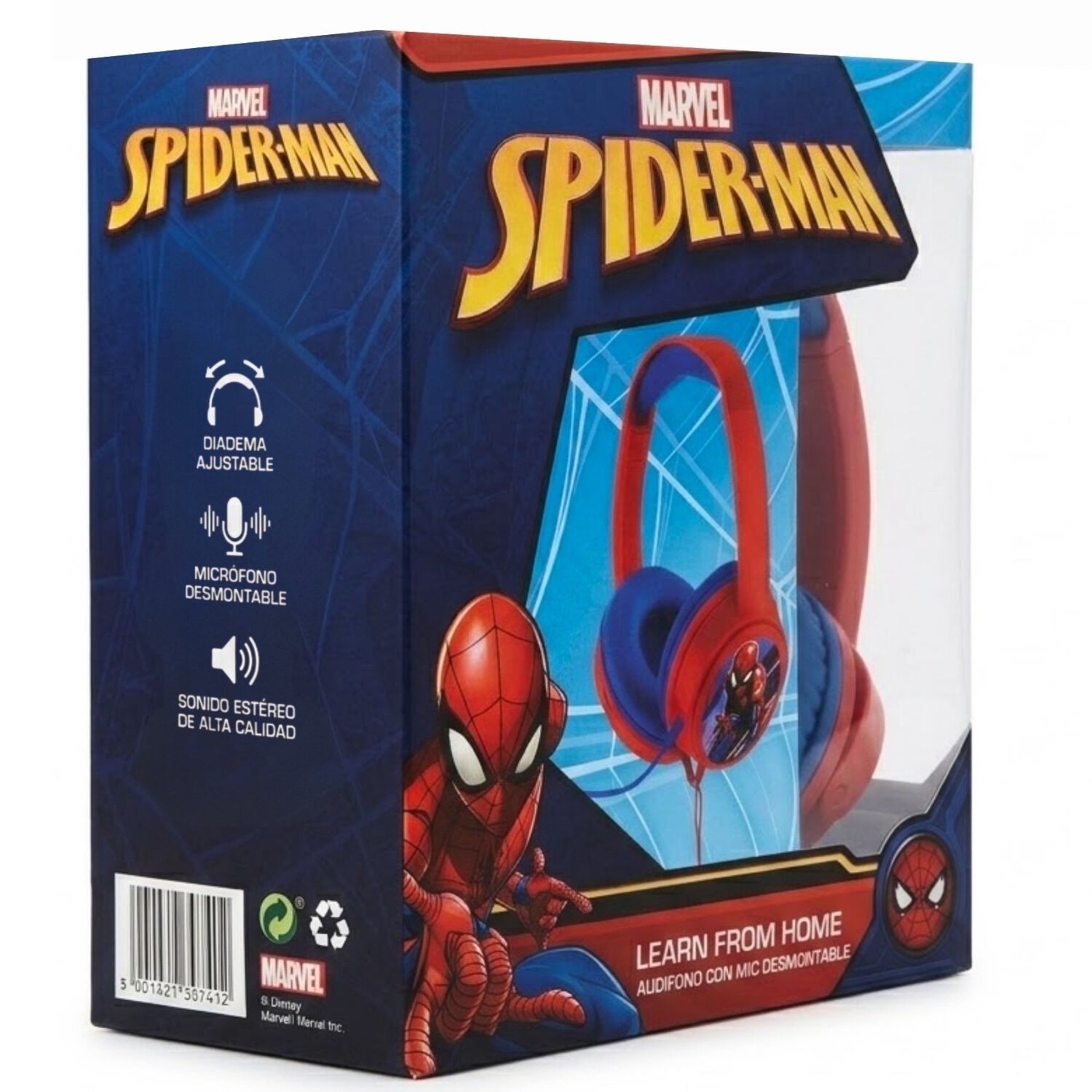 Aud&iacute;fonos Spider-man Kids 3.5mm Manos Libres Lfh13044-noc image number 5.0