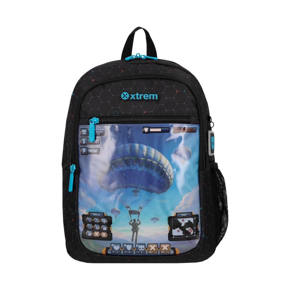 Mochila Xtrem Logan 6xt Videojuego Negro image number 0.0