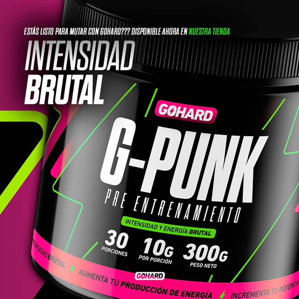 Pre Entrenamiento G Punk Gohard - 30 Servicios image number 1.0