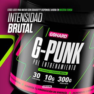 Pre Entrenamiento G Punk Gohard - 30 Servicios