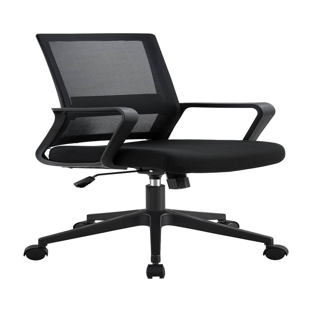 Silla De Oficina Ejecutiva Paris Ergonomica Color Negro Bm-698 Arthome image number 0.0