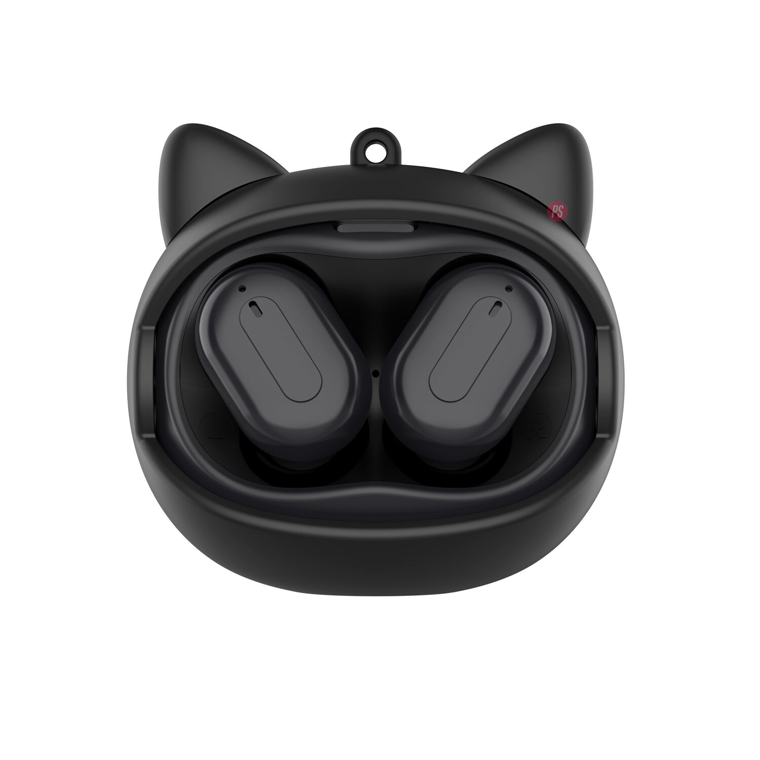 Aud&iacute;fonos Bluetooth Con Caras Seleccionables Gato Negro - Ps image number 4.0