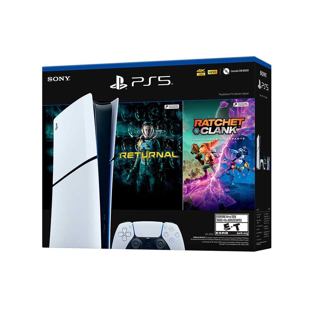 Playstation 5 Slim Digital Con 2 Juegos image number 0.0