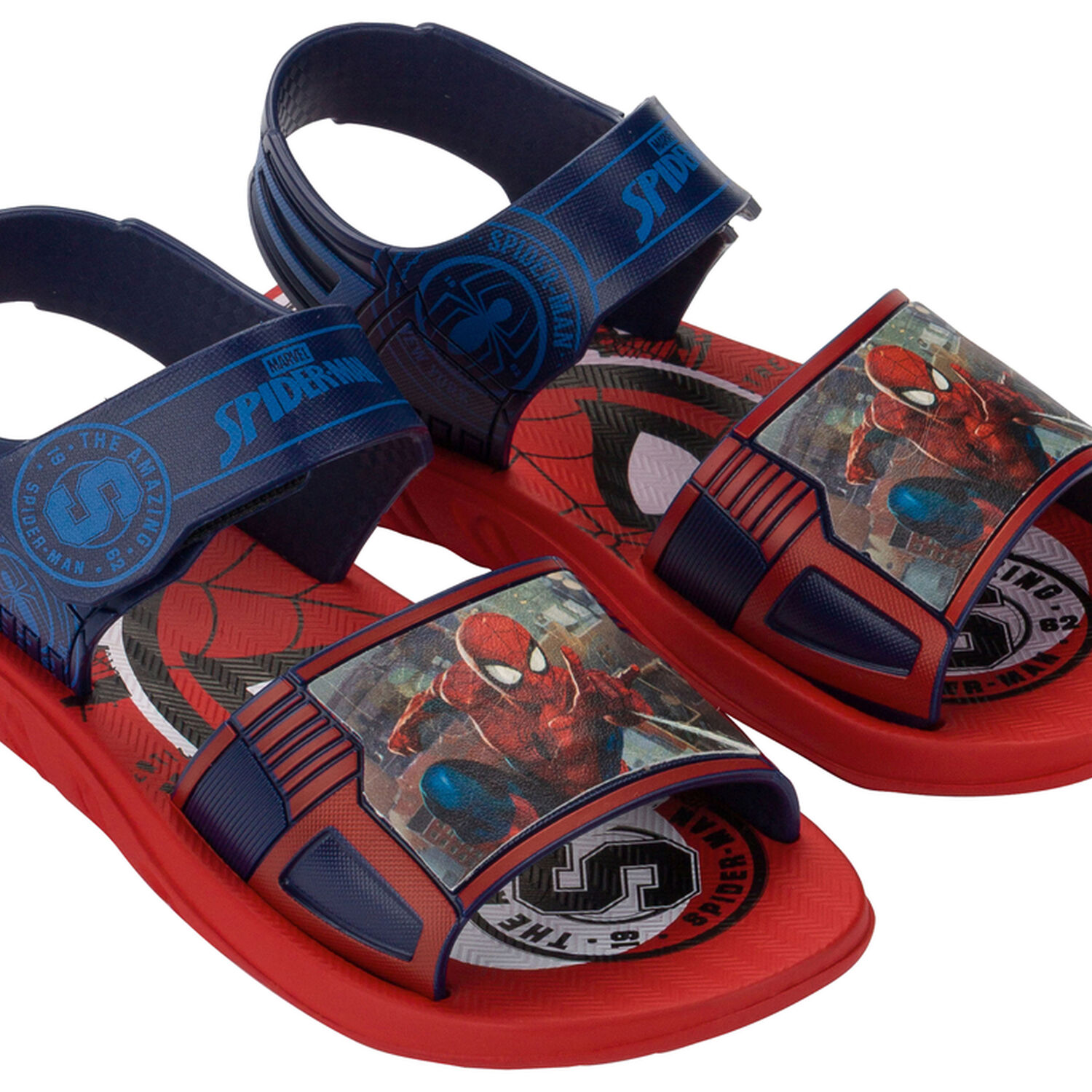 Sandalia Infantil Rojo/azul Marvel Team Ipanema image number 0.0