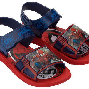 Sandalia Infantil Rojo/azul Marvel Team Ipanema