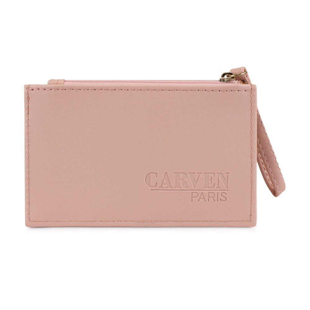 Tarjetero Billetera Mujer Con Monedero Suny Rosado Carven Paris image number 1.0
