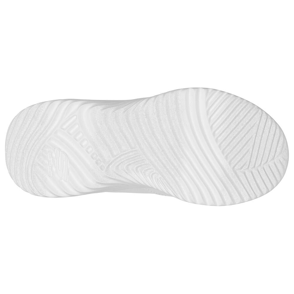 Zapatilla Escolar Niño Skechers Bounder - Power Study Blanco image number 3.0