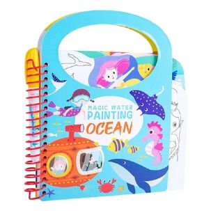 Libro Mágico Cuaderno Didáctico Niños Para Pintar Con Agua