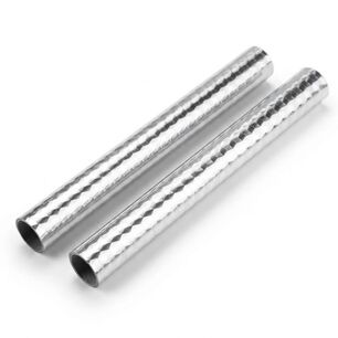 Pack 2 Papel Aluminio Autoadhesivo Antigrasa Para Cocina Impermeable Plateado 0.4x3m