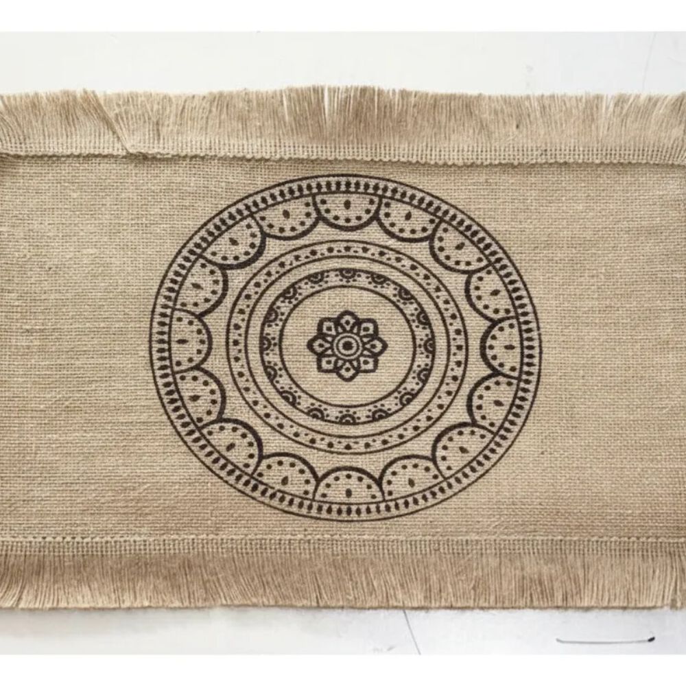 Set De 6 Individuales Yute - M&aacute;ndala image number 2.0