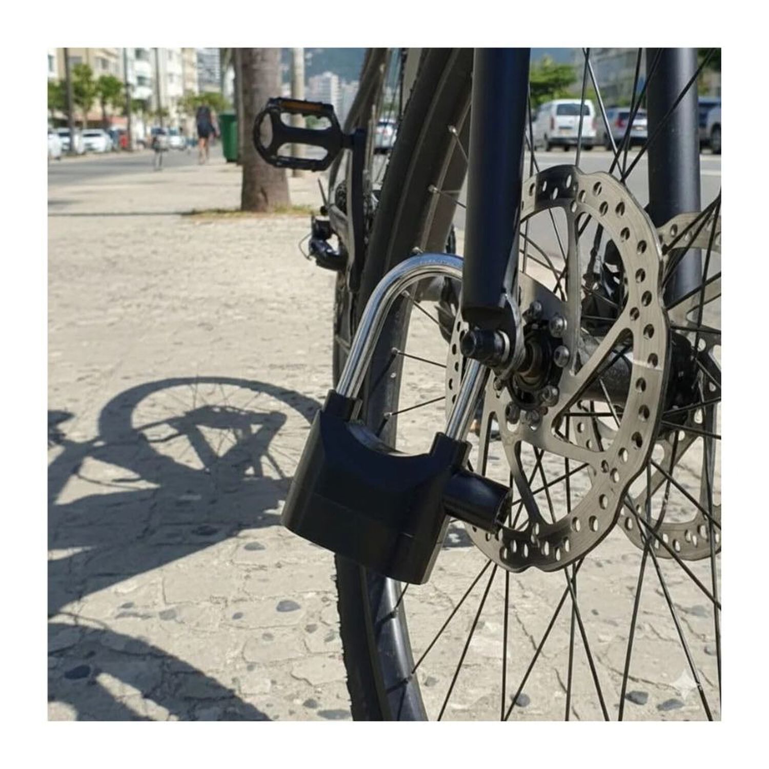Candado De Seguridad Con Alarma Moto Bicicleta image number 2.0