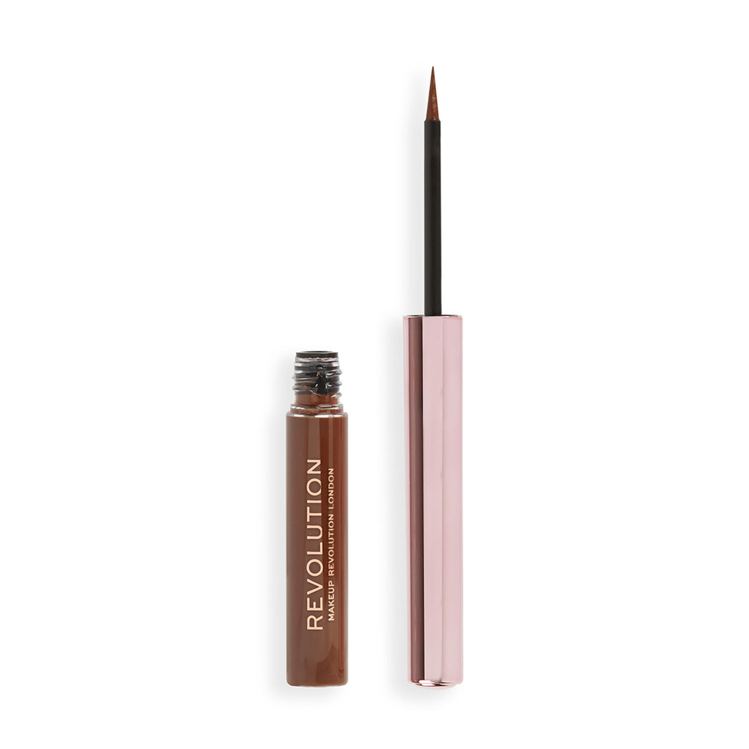 Delineador L&iacute;quido Super Flick De Makeup Revolution 2.4ml - Brown (caf&eacute;) image number 1.0