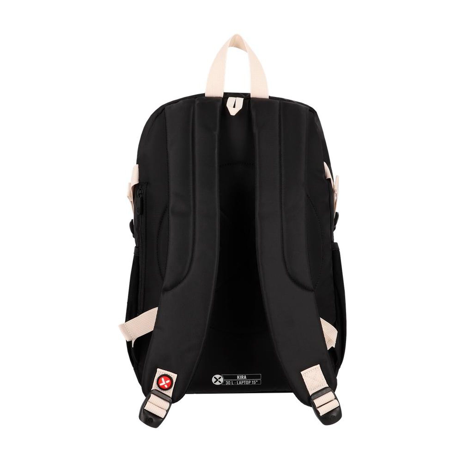 Mochila Notebook Xtrem Kira 6xt Negro/beige 15" image number 4.0